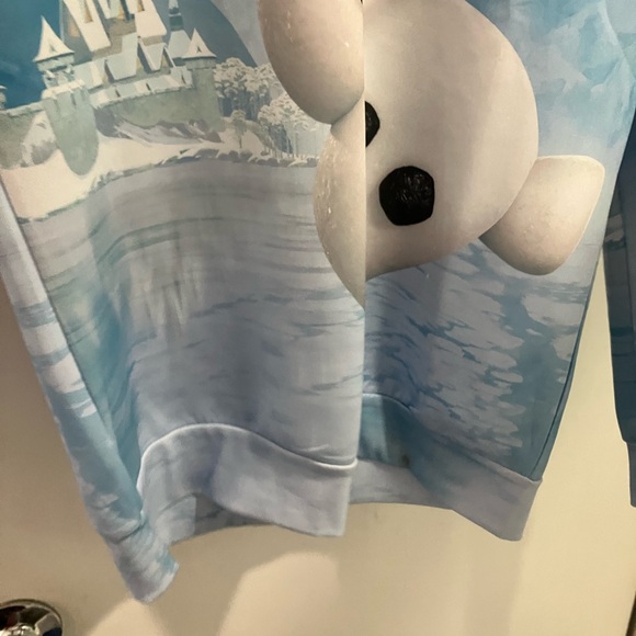People focus brand disneys frozen all over print olaf character sweater shirt XL - Picture 7 of 14
